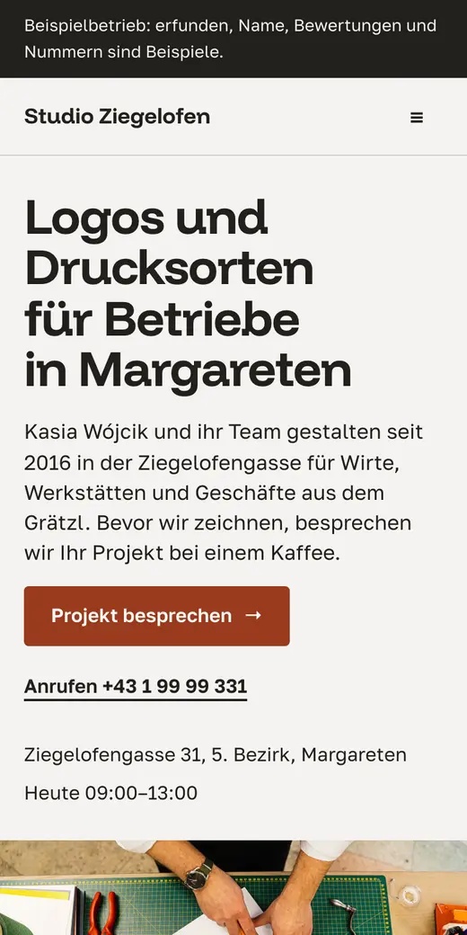 Studio Ziegelofen: Na mobitelu