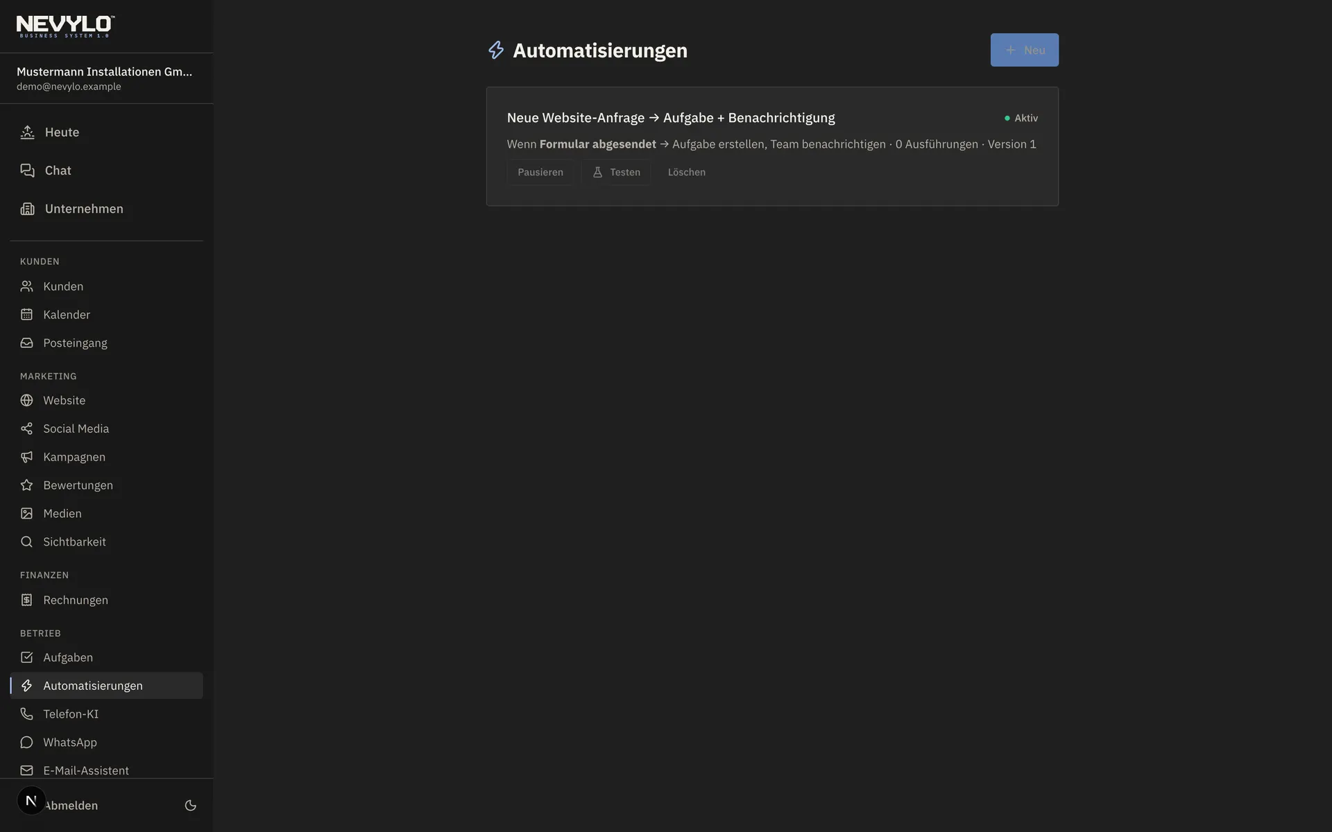 Automationen