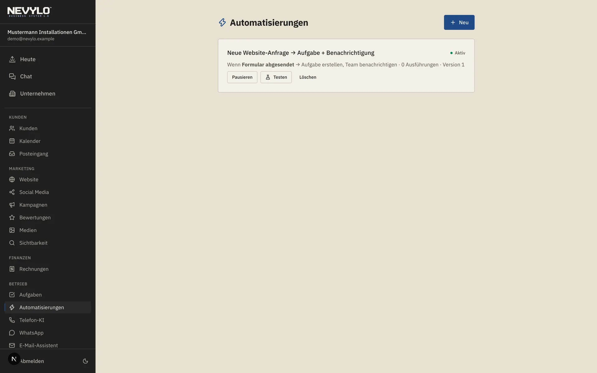 Automationen